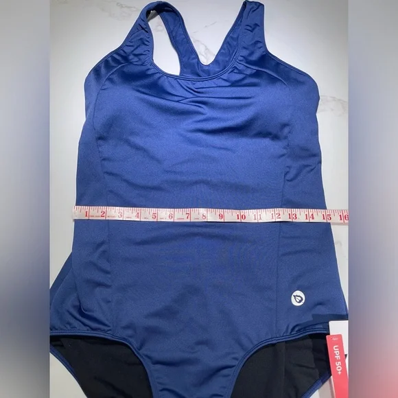 BALEAF one piece Bathing Suit, Navy, Size 40 - Picture 4 of 10
